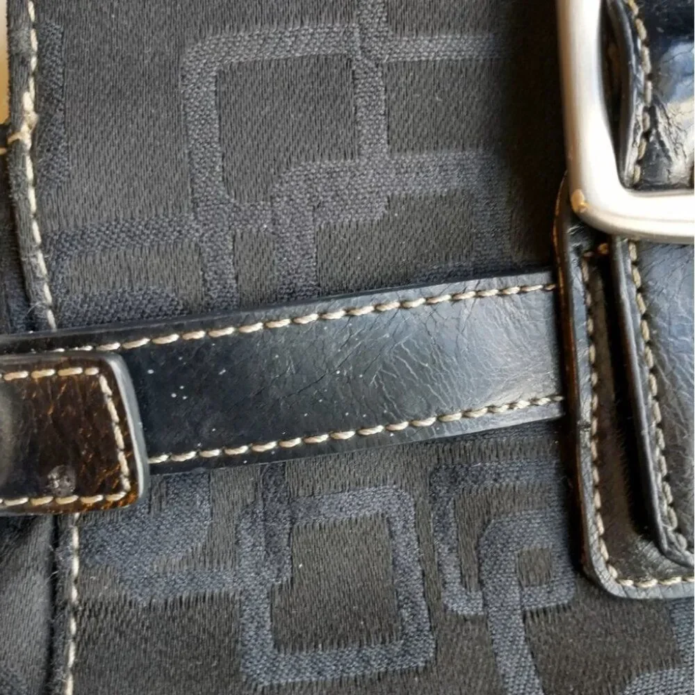 Large Nine West Black Tote Purse